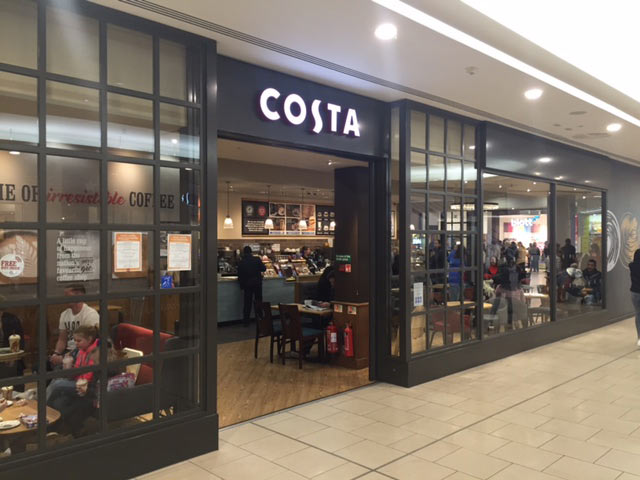 Costa Shop Front