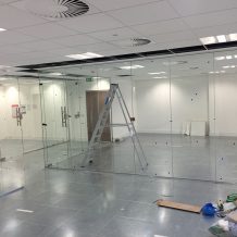 Internal Glass Partition for Office