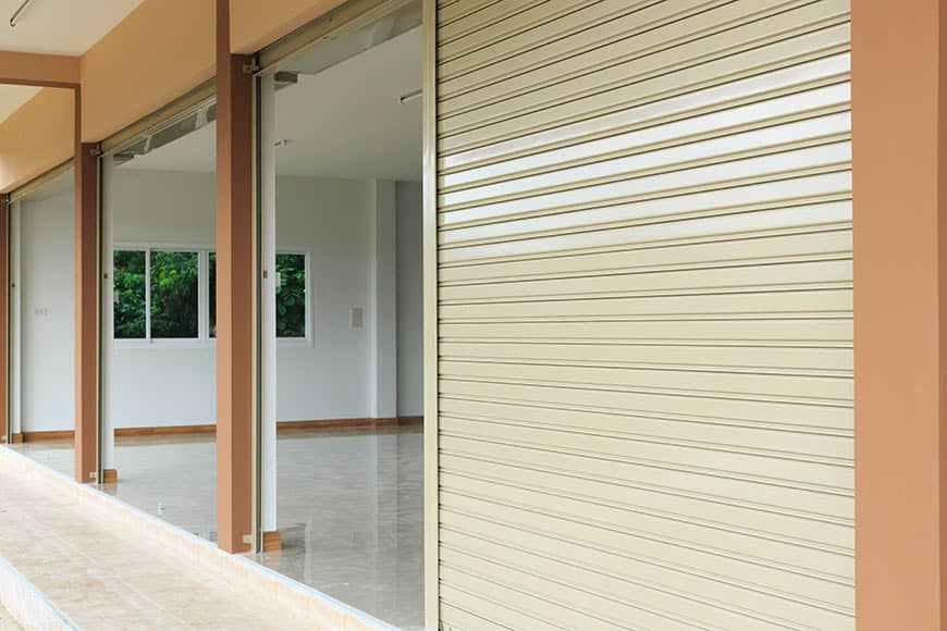 Solid Roller Shutter Installation in the UK