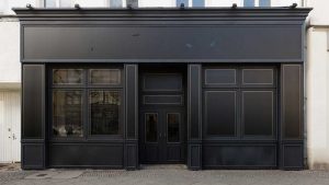 Black Traditional Timber Shop Front